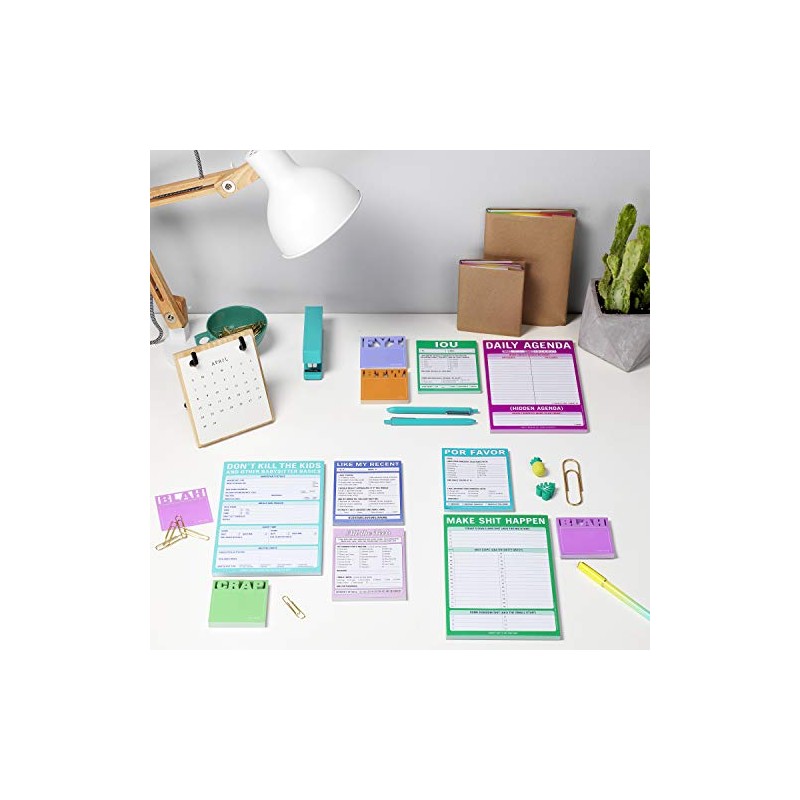 1-Count Knock Knock FYI Diecut Sticky Notes, Cute Sticky Notes,