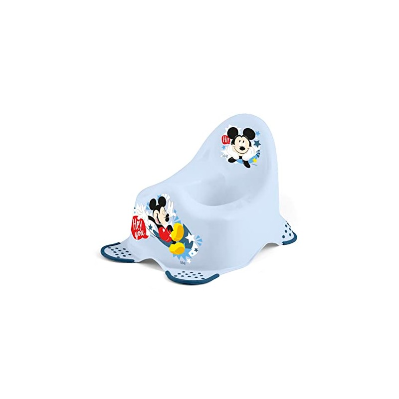 Lulabi Mickey Icon Children's Polypropylene Potty with Non-Slip Rubber Feet