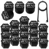 SkinoEu Wheel Nut Covers Locking Bolt Caps Universal UK Flag
