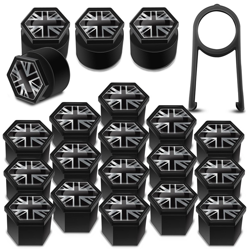 SkinoEu Wheel Nut Covers Locking Bolt Caps Universal UK Flag