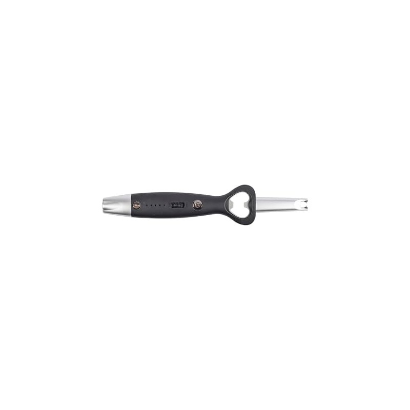 Mad Man Deluxe Arc Spark Lighter, Black, Electric Flameless, LED