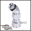 JDMSPEED AUTO Coolant Housing W/ Straight Elbow Hose Fitting Upper