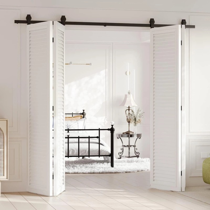Standard Bifold Door Hardware Kit – For 4 Doors, Carbon
