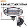 AGP.1978 Oval LED Work Light Driving Light 6.7In 45W Work