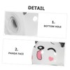 COLLBATH Panda Shape Ceramic Spice Jar Salt Pepper Dispenser Set