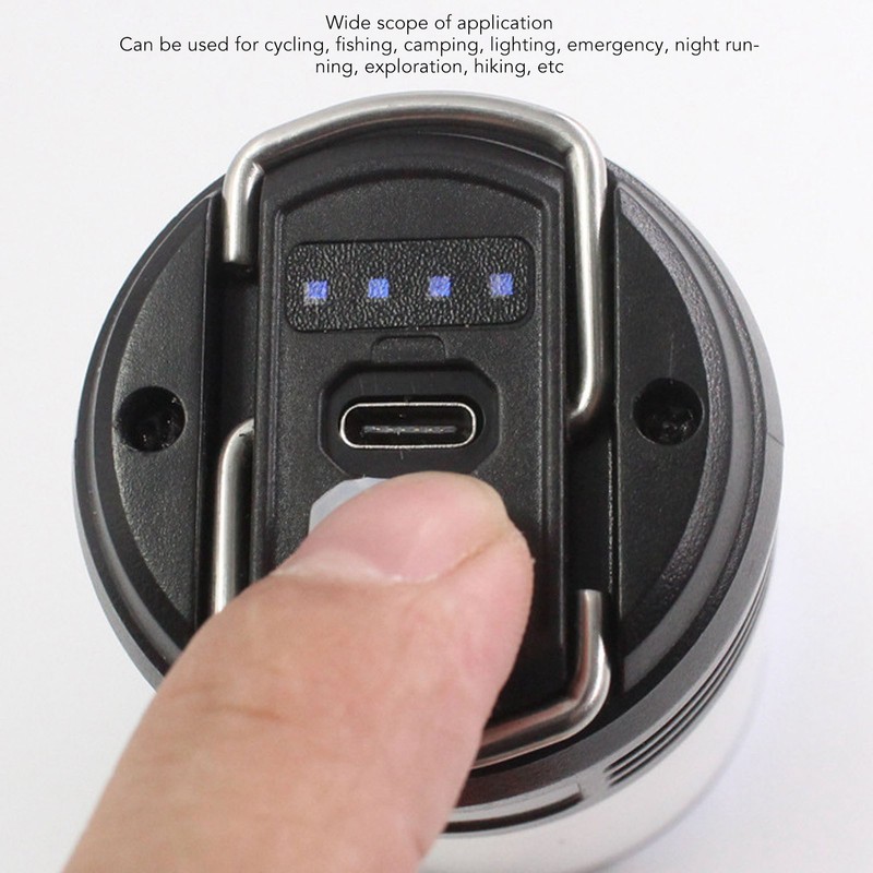 LED Tent Lamp 4 Gears Ergonomic Handle USB Charging Portable