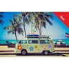Hippie Flowers Car Sticker Hippie 030 – in Top Matt