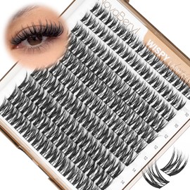 Wispy Lash Clusters Natural Fluffy Eyelash Clusters CD Curl 10-14MM Short Cluster Eyelash Extensions 100Pcs Ultra-Dense Lashes Pestañas Postizas Naturales by NovaBeryl