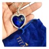 Dtup Collar Titanic Corazón + Estuche Azul + Bolsita Titanic