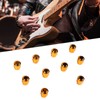 10PCS Electric Guitar Pickup Switch Tip Gold Round Retro Plastic