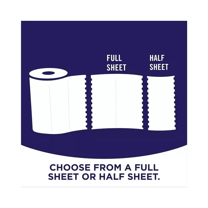 Sparkle Pick-a-Size Paper Towels, White, 12 Double Rolls