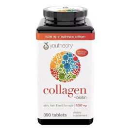 Youtheory Colágeno 6000mg 390 tabletas de 1.1g C/u
