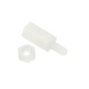 PATIKIL M3 40 Pack Standoff Screws Nylon Hexagonal PCB Spacer