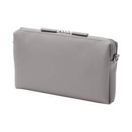 MUJI OHH66A4A Freely Combinable Storage Case, Rectangle, Thin, Small, Medium Gray/Approx. 6.7 x 1.1 x 3.7 inches (17 x 2.7 x 9.5 cm)
