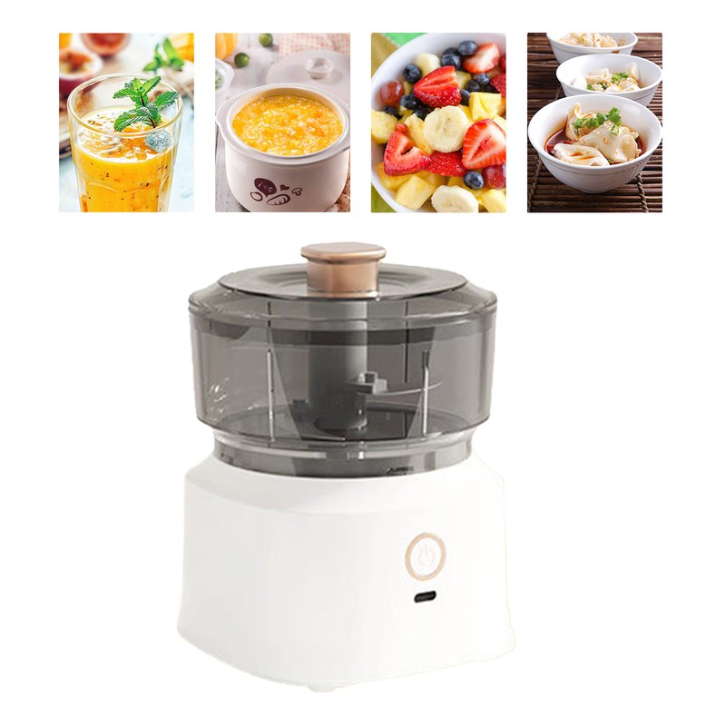 Electric Meat Chopper Grinder Blender Multifunctional Stainless Steel Blades Efficient
