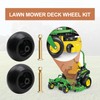 Powswopx Mower Deck Wheels 133957 532133957 Replace for AYP Husqvarna