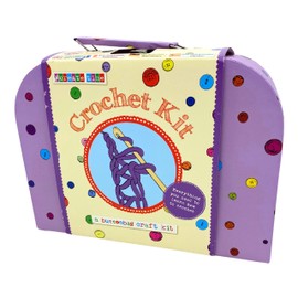 Learn to Crochet Craft Kit - Crochet for Beginners - Kids Crafts kit - Suitable for All Levels with Simple Patterns and Full Instructions