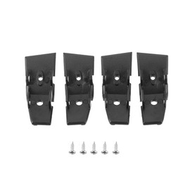 X AUTOHAUX 4 Pcs Car Door Pull Strap End Cap Repair Kit for Lincoln Town Car 4.6L V8 2003-2008 4W1Z-5422666-AAA Car Inner Door Pull Handle Strap End Repair Interior Door Handle Bracket Repair