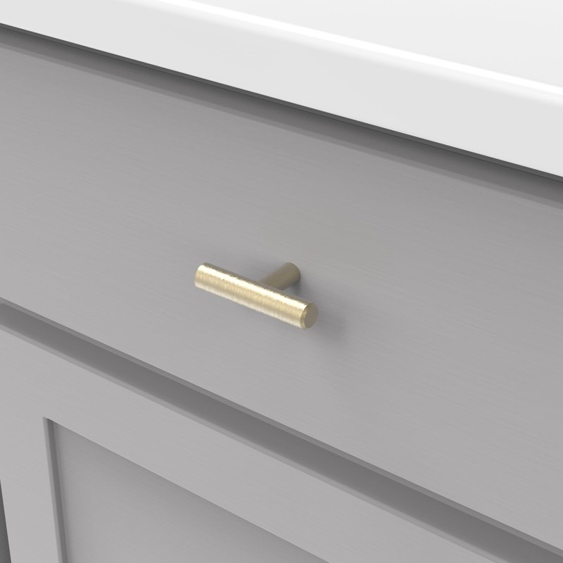 Hickory Hardware Bar Pulls Collection T-Knob 2-3/8 Inch x 1/2