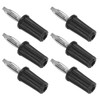 100Pcs Banana Socket 4mm ABS Nickel Plated Brass Material Good