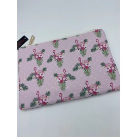 Bijorca Large Pink Flamingo Makeup Pouch