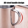 Tea Cup Portable 304 Stainless Steel Water Cup with Lid
