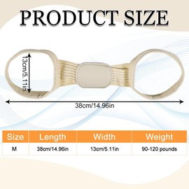 Back Straightener Back Support Belt Posture Correction Men Women Adjustable Back Support Back Stabiliser (M)