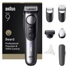 Braun BT9520 Series 9 Beard Trimmer with 7 Barber Tools, Power Boost & Lifetime Sharp ProBlade Blade, 180 Min Battery Life, with Fade, 52 Lengths, Precision Wheel & Locking, Waterproof, BT9520, Chrome