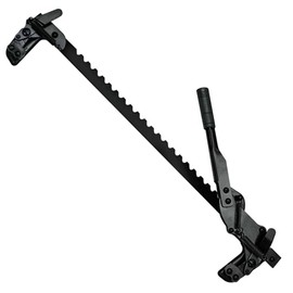 Field Tuff Fence Stretcher with Ratchet Action for High Tensile, Barbed Wire, or Smooth Wire, Holds Wire Securely for 2 Handed Splicing, Black