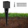 1 Pack 4x4 Fence Post Anchor Ground Spike – Heavy