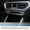 DIYUCAR ABS Chrome Car Control Knob Decorative Frame for G20