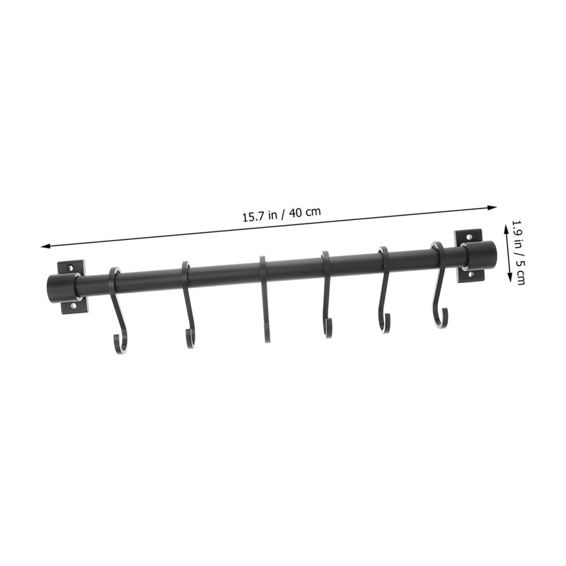 GLEAVI 1Pc Kitchen Utensil Hook Mounted Storage Shelf for Kitchen
