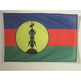 New Caledonia NAUTICAL Flag 18'' x 12'' - New Caledonian flags 30 x 45 cm - Banner 12x18 in for boat - AZ FLAG