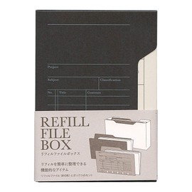 Knox 52376600 Personal Organizer Refill File Box, Mini, Gray