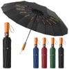 Foldable Umbrella, Open-Close Automatic Pocket Umbrella, Lightweight Design, Windproof and