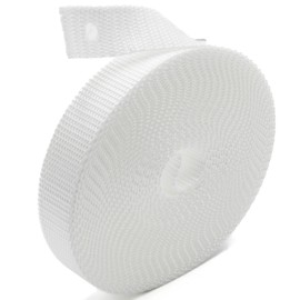 Jalousiene® Roller Shutter Strap White 20 mm Length 7 m Suitable for Roller Shutters on Doors and Windows [High Tear Resistance and UV Stability] Roller Shutter Webbing Strap