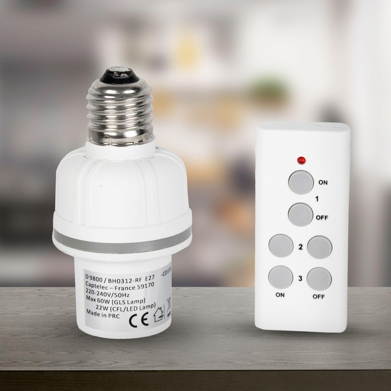 Set of 2 x E27 RC Dimmer Switch - 30