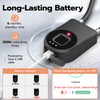 Fingerprint Cable Lock, eLinkSmart Fridge Locks with Bluetooth APP Control,
