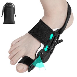 Bunion Corrector for Women Men,Big Toe Straightener for Relief,Orthopedic Treatmedy Bunion Fix Suitable for Left and Right Feet(BC6,Black)