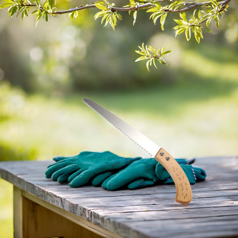 BlueNatHxRPR Hand Pruning Saw Household Garden Pruning Saw Survial Hand