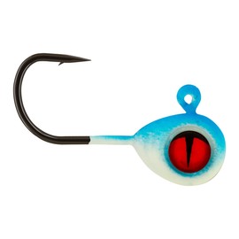 NORTHLAND TACKLE Tungsten Crappie King JIG / 1" / 1/8 OZ/GLO Moonlight