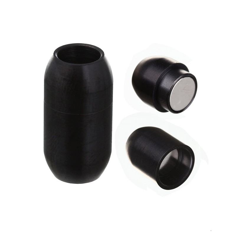 Linsoir Beads - Broche magnético de acero inoxidable con agujero