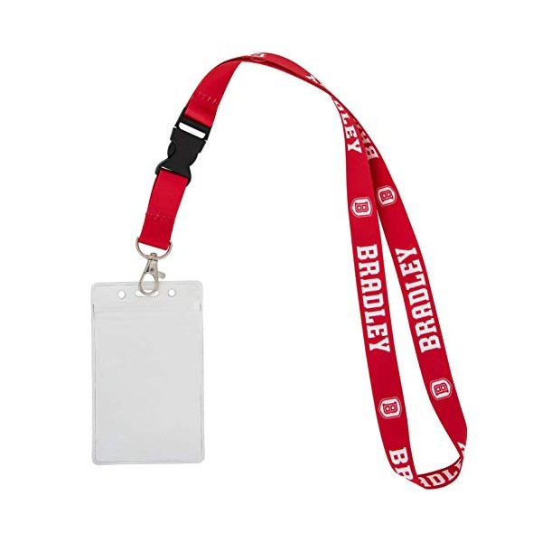 Bradley University BU Braves Car Keys College ID Badge Holder
