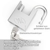Diyife Heavy Duty Padlock 60 mm, Outdoor Weatherproof Robust Padlock,