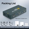 GREATHTEK USB 3.0 KVM Switch HDMI 4K@60Hz, 2 Port KVM