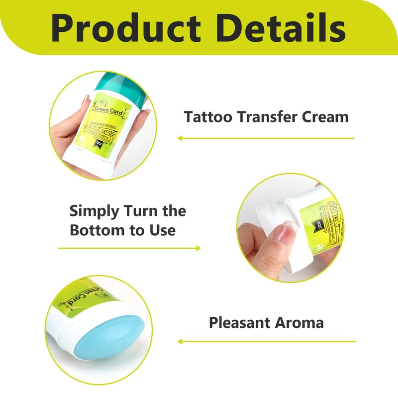 Tattoo Stencil Gel, Stencil Transfer Paste, Clear Professional Long Lasting