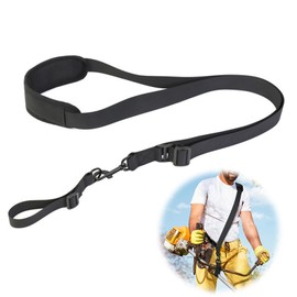 NOLACE 1 x carry strap, brush cutter, black, carrying strap, brush cutter, grass trimmer, breathable and comfortable carrying strap, brush cutter, shoulder strap for weed trimmer, brush cutter belt