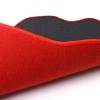 Unbranded For 08-17 Mitsubishi Lancer Red Nylon Floor Mats Anti-slip