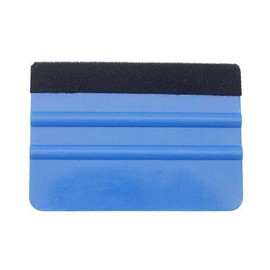 AIMALL Felt Edge Squeegee for Decals, Vinyl, Sticker, Car Wrap Applicator Tool, Durable Residue-Free Design, Scratch-Free Felt Edge, Compact 3.9x2.75 Inches, Ideal for Vinyl Wrapping, Blue