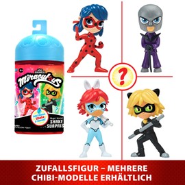 BANDAI - Miraculous Ladybug - Chibi Figures Color Change Surprise - Mini Miraculous Figure 10 cm - Colour Changing Figure - Random Model - Toy from 4 Years - P50461